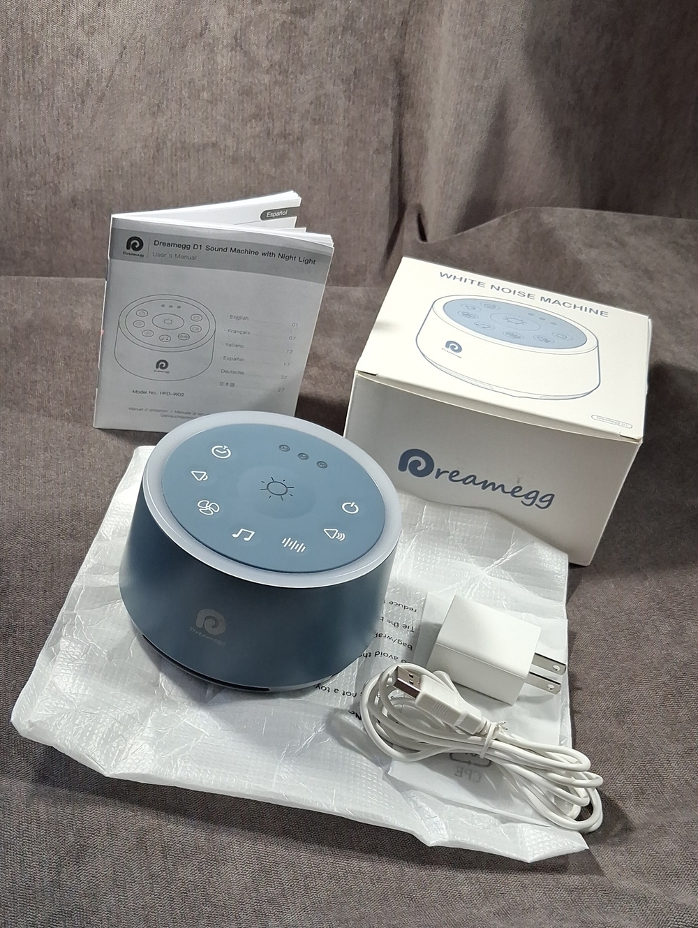 Dreamegg Classic D1 The Iconic Sound Machine Navy Blue VG *with original box pkg